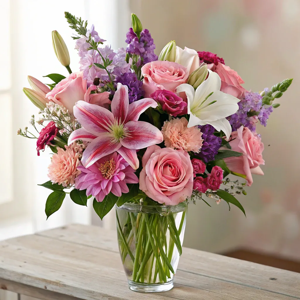 Creative flower bouquet