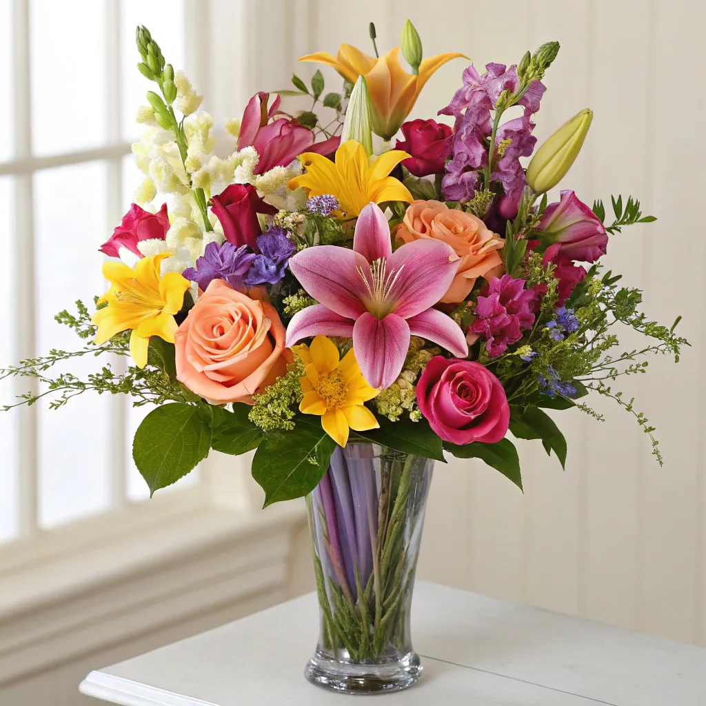 Anniversary flower arrangement